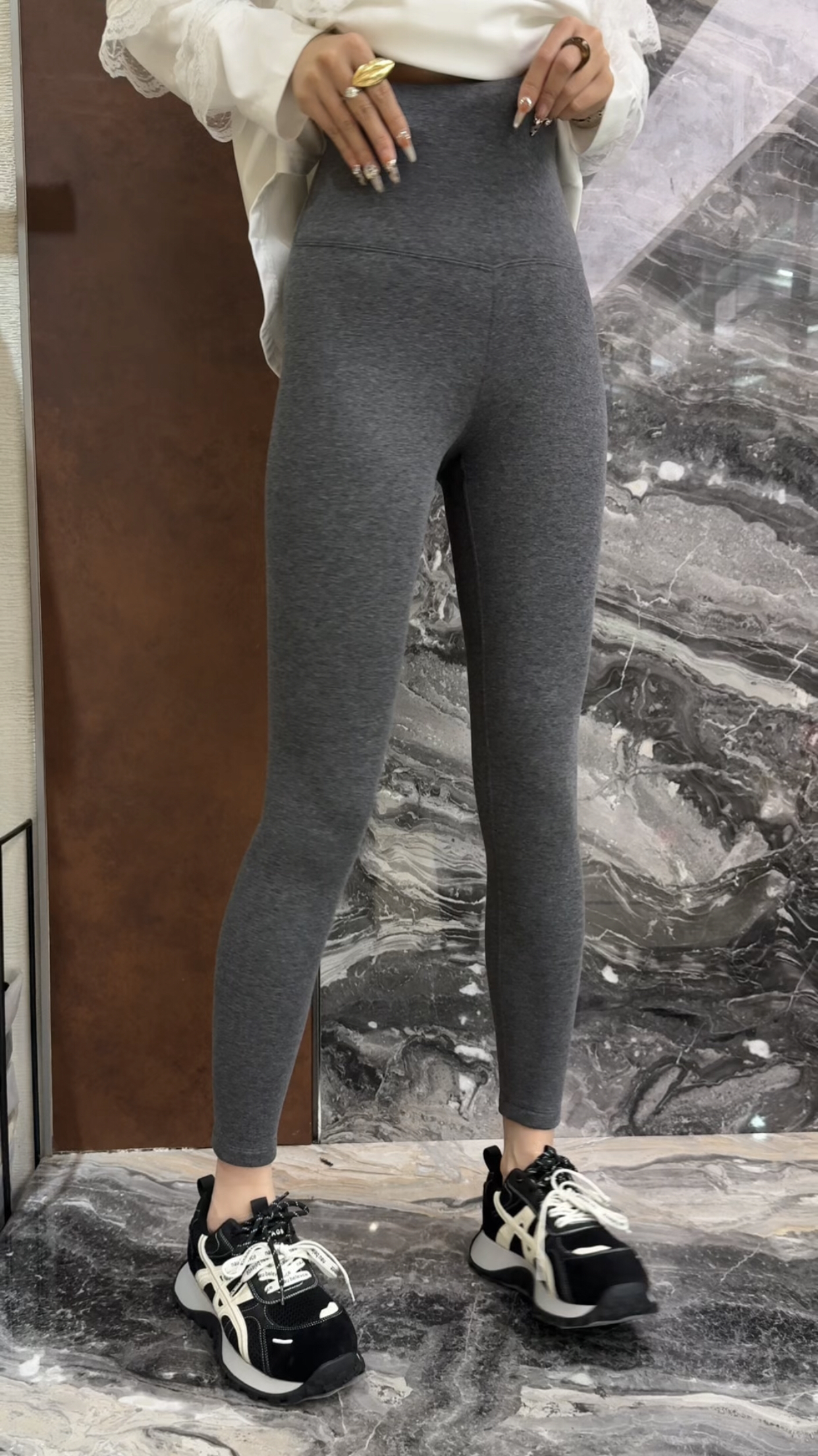 曼曼家2025冬新款时尚高腰显瘦百搭弹力修身打底裤女外穿鲨鱼裤,女装/女士精品,打底裤,淘宝优惠券,粉丝福利购,淘宝优惠卷
