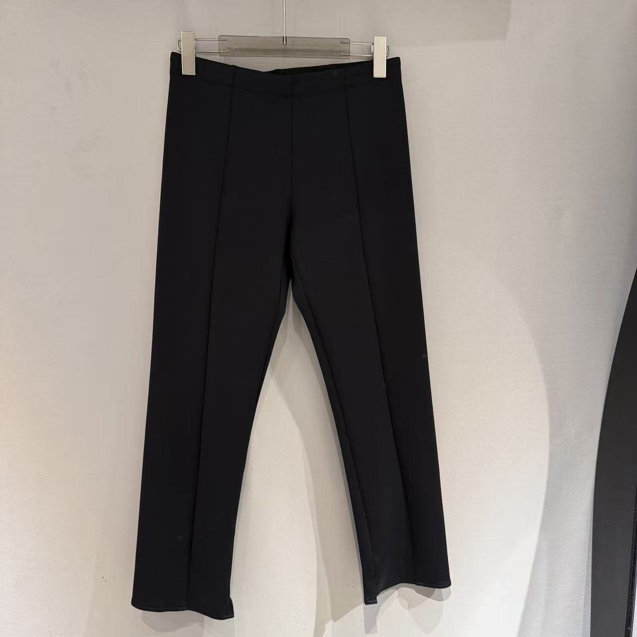 欧洲站2026春新款高货直筒高腰立体裁剪显瘦西装职业烟管裤1359