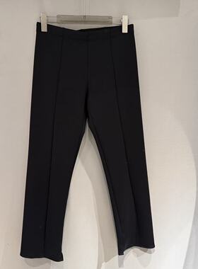 欧洲站2026春新款高货直筒高腰立体裁剪显瘦西装职业烟管裤1359