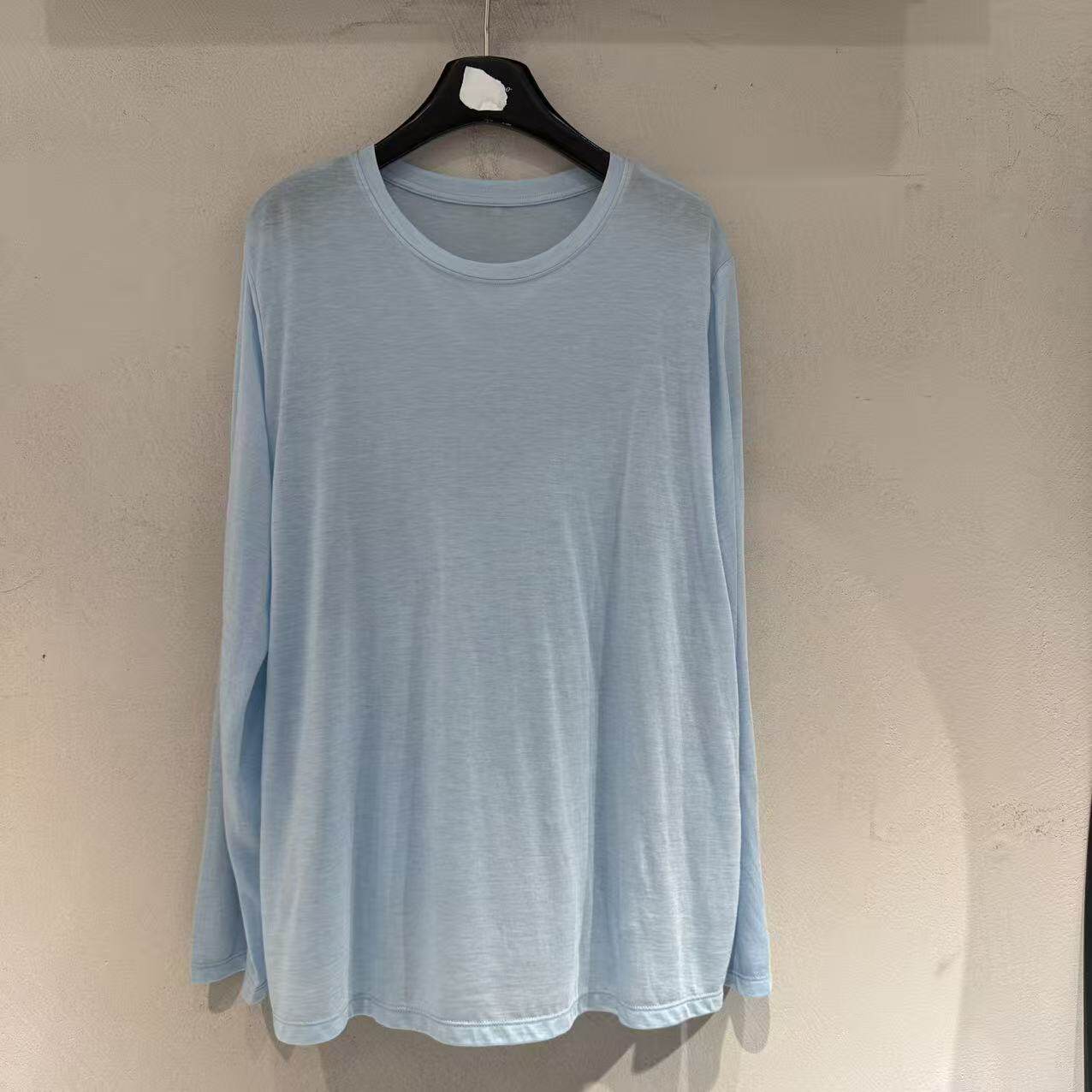 欧洲站2026夏新款欧货圆领经典款舒适冰感防嗮面膜长袖T恤1599