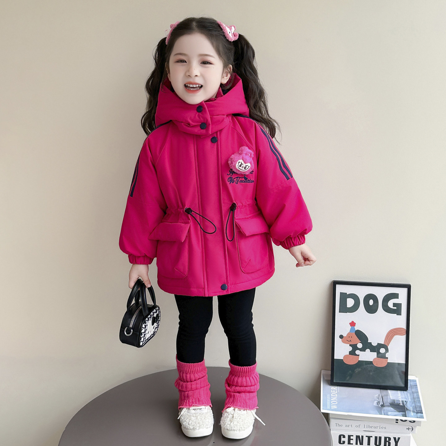 女童加绒外套冬装2025新款超好看儿童加厚冲锋衣女宝宝秋冬季棉服,童装/婴儿装/亲子装,普通外套,淘宝优惠券,粉丝福利购,淘宝优惠卷