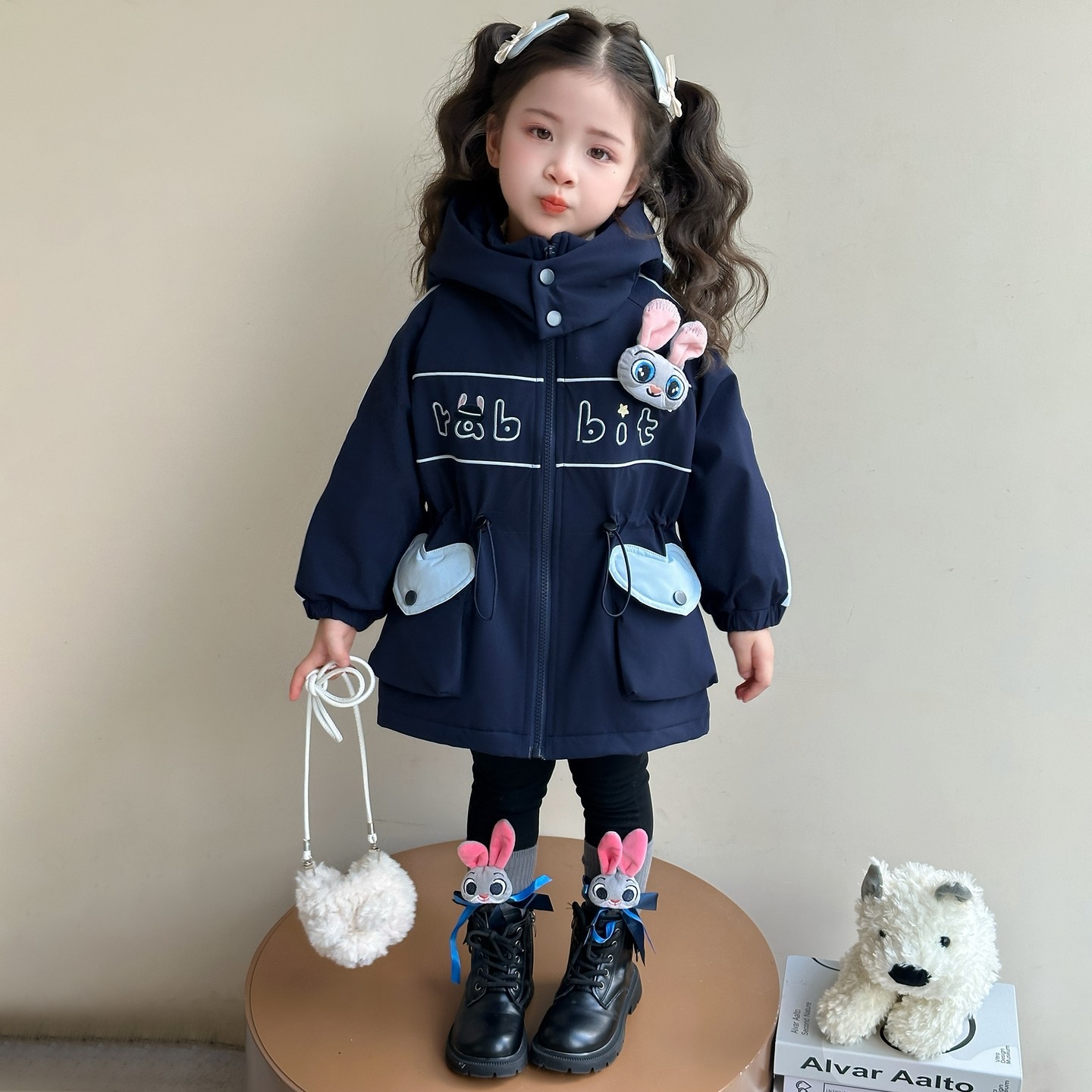 女童超好看夹棉外套秋冬装2025新款儿童冬季加厚女宝宝中长款棉服,童装/婴儿装/亲子装,普通外套,淘宝优惠券,粉丝福利购,淘宝优惠卷