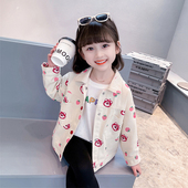 韩版 2026新款 小童 洋气时髦儿童夹克上衣女童春装 女宝宝外套春秋款