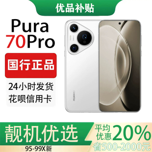Huawei 华为 Pura 超高速闪拍超聚光微距长焦北斗卫星手机 Pro