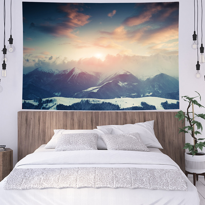 背景布ins风挂布挂毯宿舍改造卧室装饰网红主播布置房间 床头墙布