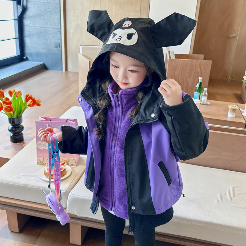 朵贝熊常规春秋连帽外套