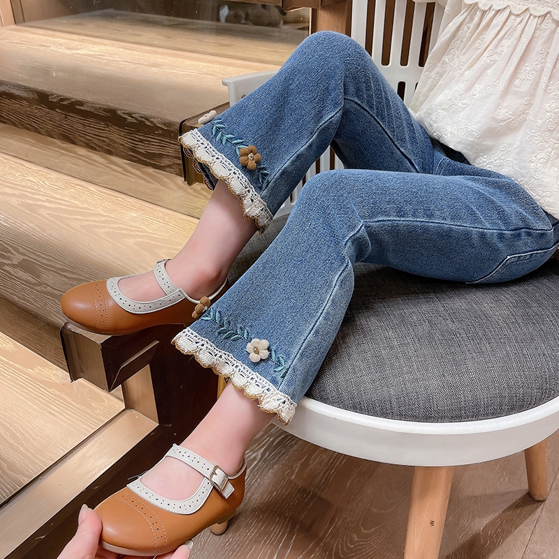 朵贝熊长裤牛仔裤裤子