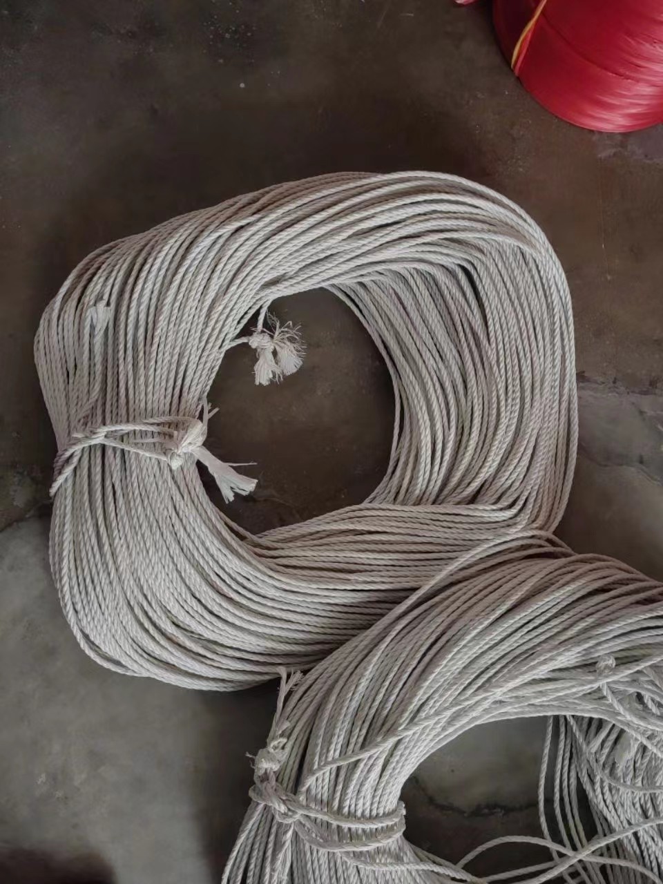 白色塑料绳三股软捆绑带绳编织家用耐磨耐用加粗加密农用厂家直销