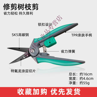 园艺剪枝剪刀修枝剪果树园林花艺剪子工具修剪树枝剪刀花剪S11130
