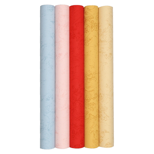 锦墨堂精品高档蜡染瀛海纹半生熟仿明清水印纸四尺对开六尺条屏毛笔书法作品宣纸大规格国展参赛投稿纸纯手工