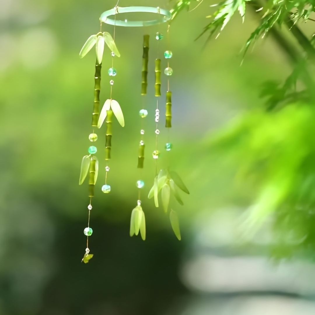 同款小清新风铃材料包青叶清新