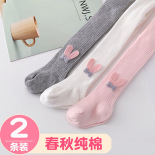 襪大PP兒童連腳女童連褲 嬰兒打底褲 襪 純棉寶寶褲 襪春季 春秋薄款 褲
