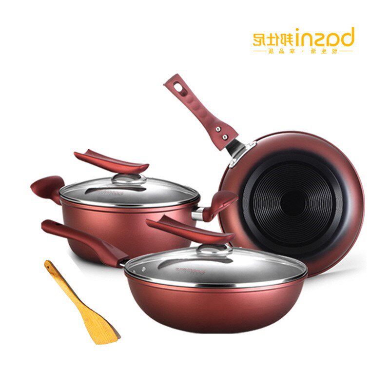 non stick pan, 3 piece set frying pan a soup pot 不粘锅3件套|ruв категории кухня/посуда, посуда, горшок/горшок/чайник, Пан группы костюм - от Buy2taobao.com для оказания профессиональной услуги покупки агента Taobao