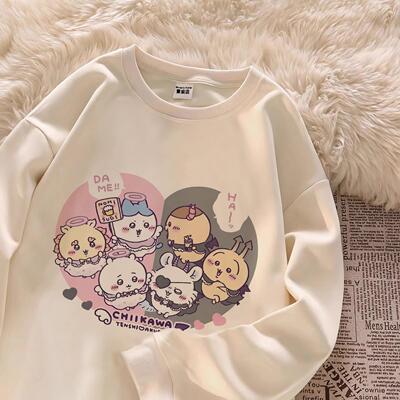 吉伊卡哇男女童秋冬季圆领卫衣