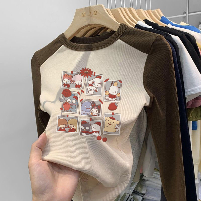 三丽鸥女童德绒打底衫儿童保暖衣