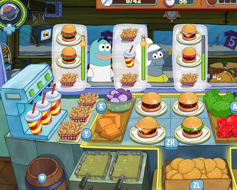 海绵宝宝 餐厅模拟蟹黄 1.0版本用的中文金手指和修改软件