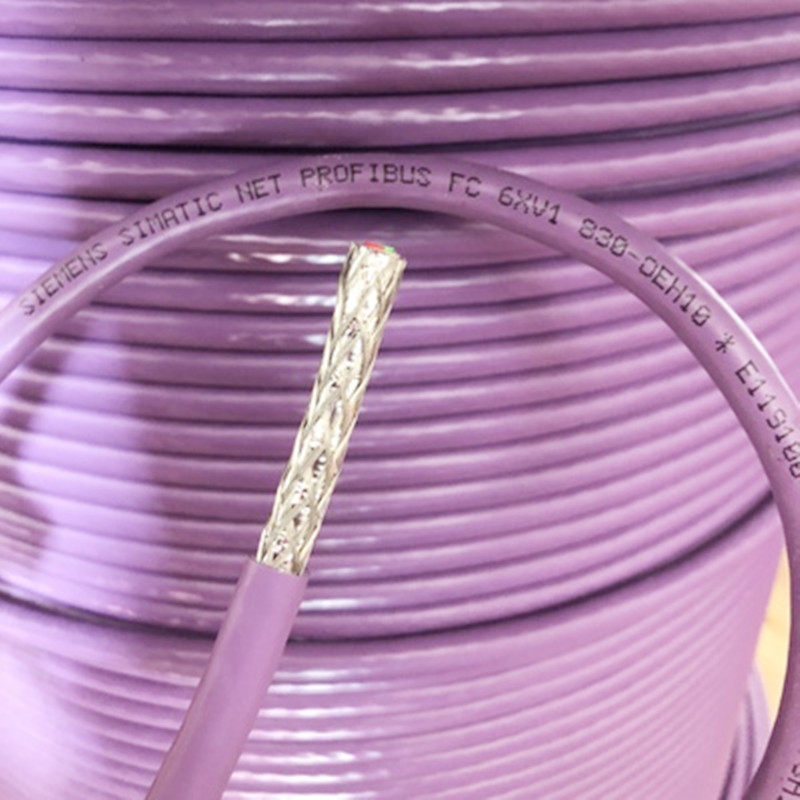 西门子dp总线电缆profibus紫色rs485线通讯网线6xv 1830-0eh10