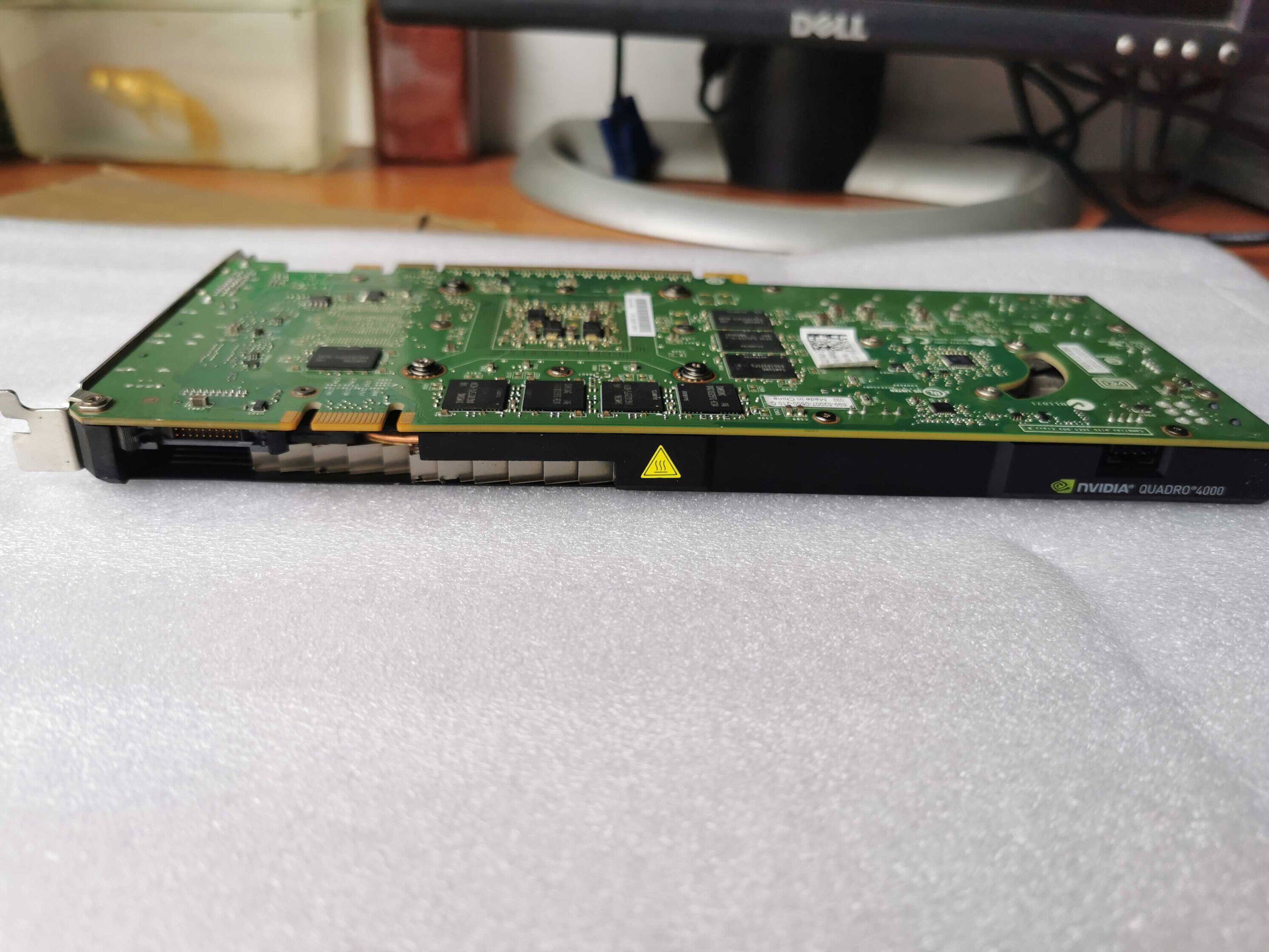 原装黑版quadro q4000 2g d5 pci-e 专业绘图显卡 256b 黑卡 银卡