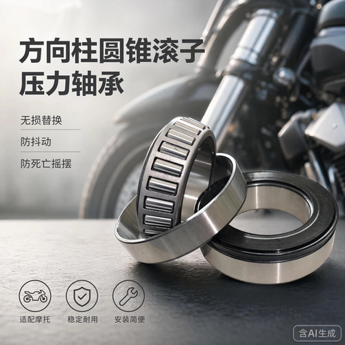 适用春风800MT 800MT-ES 800NK转向方向柱锥形压力轴承前后轮轴承