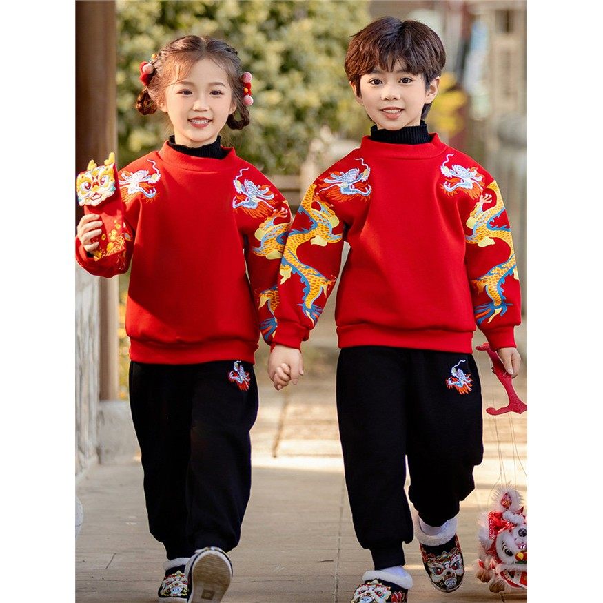 拜年服男宝宝周岁服唐装新年冬装男女童中国风卫衣套装儿童过年服,童装/婴儿装/亲子装,唐装,淘宝优惠券,粉丝福利购,淘宝优惠卷