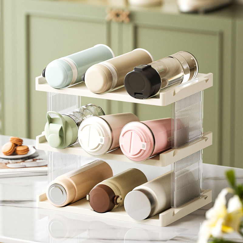 高颜值收纳杯子收纳置物架桌面放喝水杯保温杯架子多层客厅家用,家庭/个人清洁工具,杯架,淘宝优惠券,粉丝福利购,淘宝优惠卷