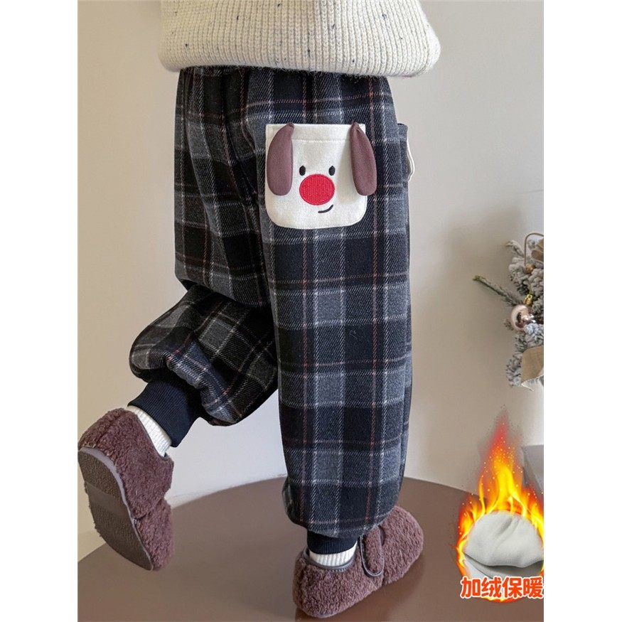 女小童宽松一体绒卫裤秋冬季宝宝加厚休闲裤冬装儿童外穿加绒裤子,女装/女士精品,卫裤,淘宝优惠券,粉丝福利购,淘宝优惠卷