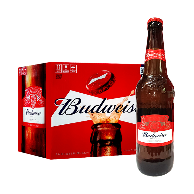 Budweiser/百威啤酒600ml*12瓶