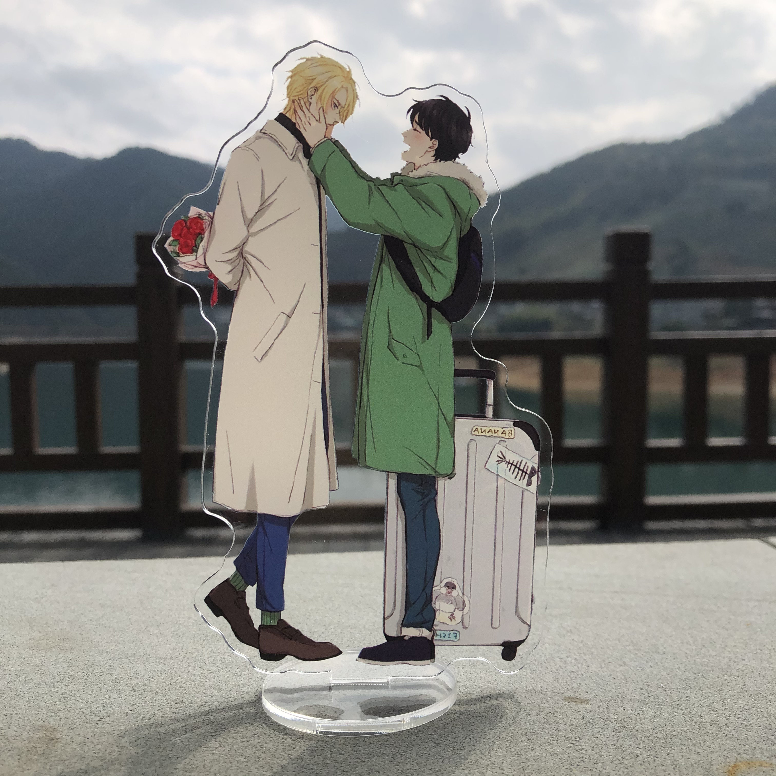 banana fish战栗杀机 香蕉鱼亚修·林克斯奥村英二立牌亚克力摆件