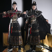 斜塘衣庄明制织金锦衣卫飞鱼服冬款 男装 汉服仙侠风侠客服斗篷披风