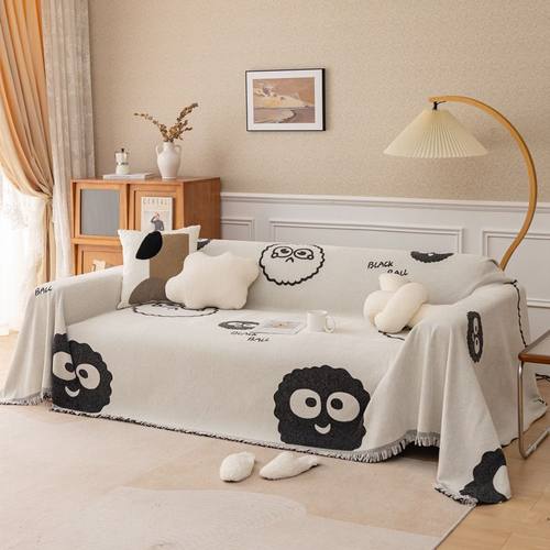 雪尼尔沙发巾加厚防滑