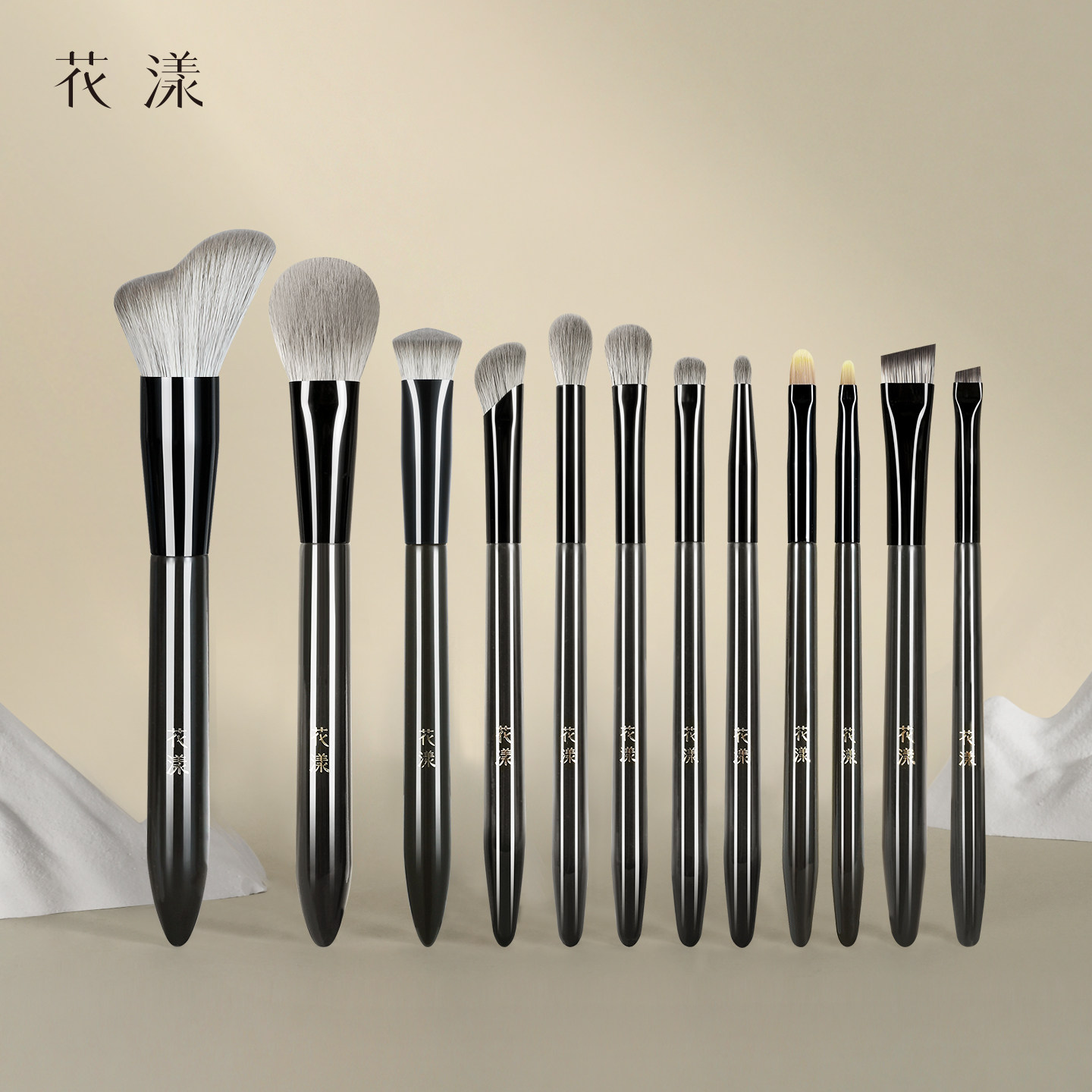花漾云墨化妆刷套装套刷刷子眼影刷腮红刷眼线刷遮瑕刷软毛组合