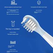 适配飞利浦儿童电动牙刷头HX2032替换头HX2432泡泡刷HX243BHX243P