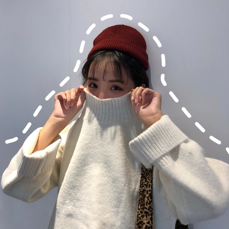 慵懶風高領毛衣女學院風韓版寬松冬天百搭潮流女裝研九很仙的上衣在類目 女裝/女士精品, 毛衣中 - 來自Buy2taobao.com提供專業的淘寶代購服務