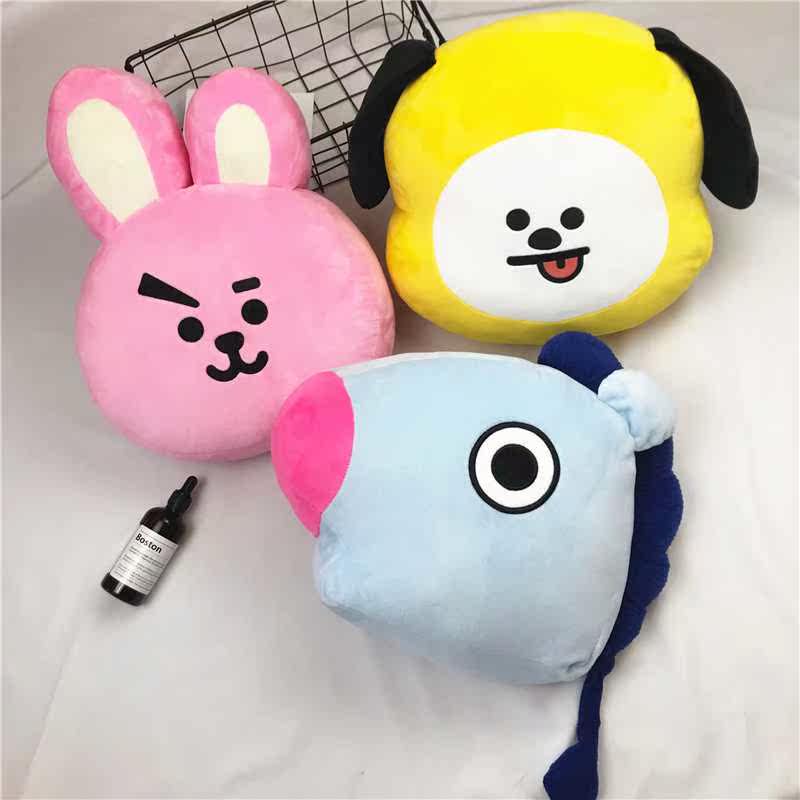 韩国BT21防弹少年团玩偶BTS卡通可爱抱枕毛绒沙发靠垫汽车靠枕在类目 居家布艺, 靠垫/抱枕中 - 来自Buy2taobao.com提供专业的淘宝代购服务