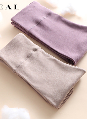 德绒秋裤女内穿加绒加厚双面磨毛发热打底毛裤绒裤女士冬季保暖裤