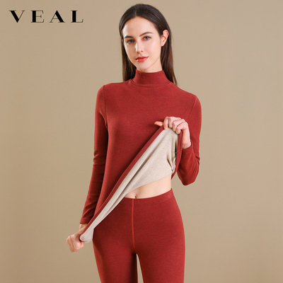 山羊绒德绒保暖内衣打底衫女冬季