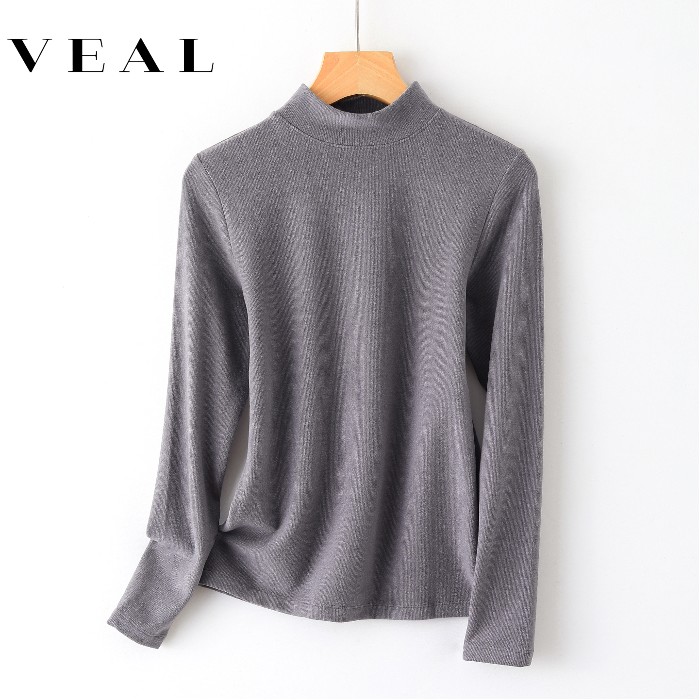 德绒打底衫女秋冬季新款保暖上衣