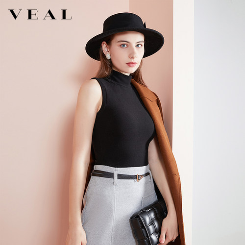 双面磨毛加厚半高领德