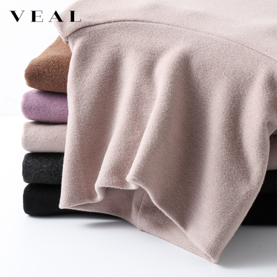 加厚双面德绒打底衫女