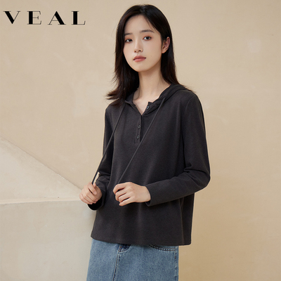 德绒打底衫女秋冬季新款双面磨毛