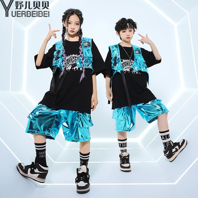 妤儿贝贝男女童酷帅街舞走秀