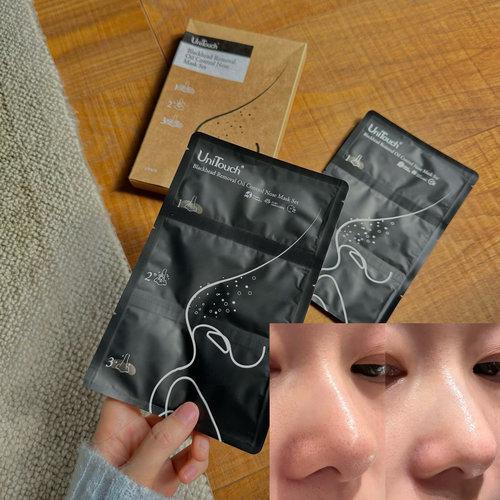 非撕拉式｜unitouch台湾优莉缇去黑头闭口粉刺鼻膜2次装