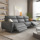 Итальянский диван для гостиной фабрики Foshan Furniture, электрический многофункциональный кожаный диван-капсула первого класса, комбинированный кожаный диван mini 2
