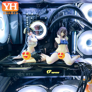 动漫水澄华实狂三雅儿贝德美少女手办桌面摆件海景房机箱模型景品