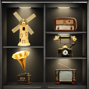 极速覆古电视柜h酒柜装饰品摆y件家居饰品软装客厅玄关柜子书柜架