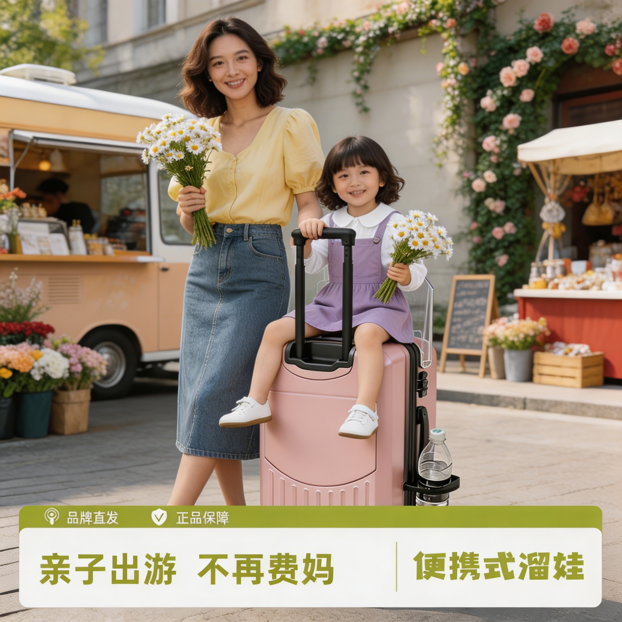 行李箱儿童坐骑遛溜娃可登机懒人