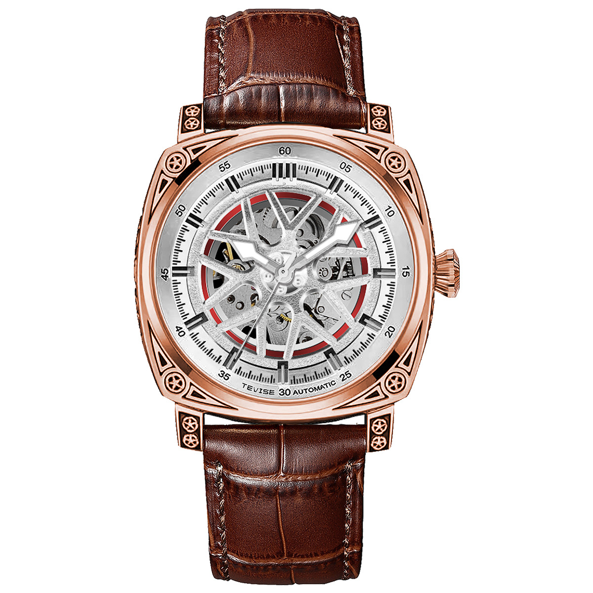 2025新款男士机械表时尚商务防水手表男式全自动机械腕表男表