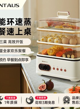 金正电蒸锅多功能家用三层蒸箱蒸
