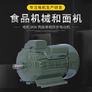 食品机械和面机电机3W两级单相异步电动机低噪音电动机