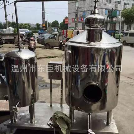 厂家供应大型商用白酒洋酒紫铜蒸馏器精油提取水果酿酒设备